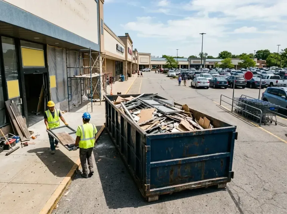 retail-store-renovation-debris-003 — frequently asked questions, Roll-off Dumpster Rentals in Ardmore, PA